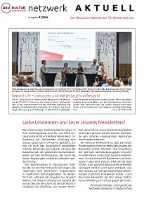 netzwerk Aktuell - Der Baukultur-Newsletter für Niedersachsen